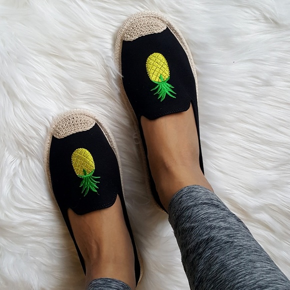 boutique Shoes - New Pineapple Espadrilles Canvas Flats!